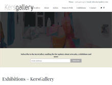 Tablet Screenshot of kersgallery.com